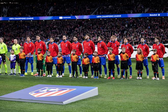 El once del Atlético ante el Inter (Foto: Cordon Press).