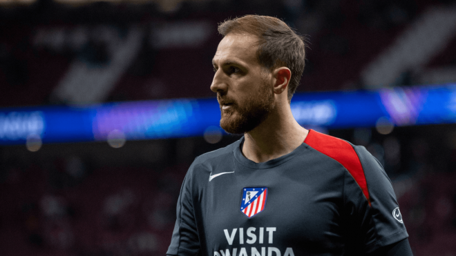 Jan Oblak, en un partido del Atlético de Madrid (Foto: Cordon Press).
