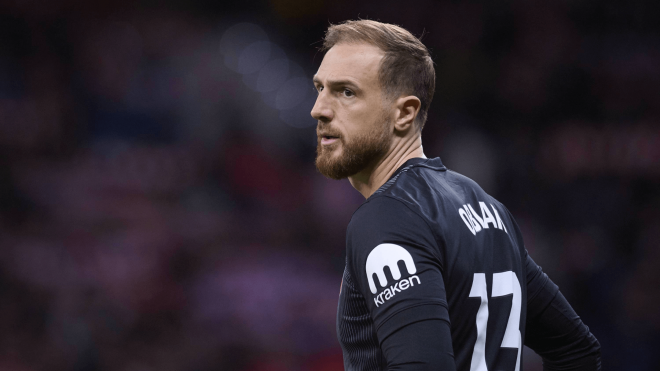 Jan Oblak, en un partido del Atlético de Madrid (Foto: Cordon Press).