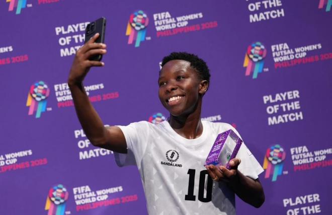 Mary Siyame, jugadora de Tanzania (Foto: @Tanfootball).