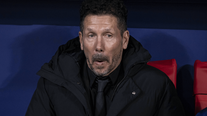 Simeone, en el Atlético-Inter (Foto: Cordon Press).