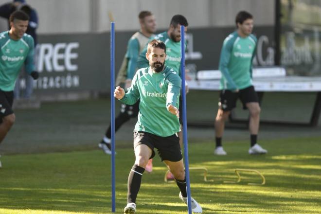 Imagen de Isco Alarcón del entrenamiento de este miércoles (Foto: Kiko Hurtado)