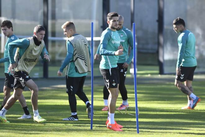 Imagen del entrenamiento de este miércoles (Foto: Kiko Hurtado)