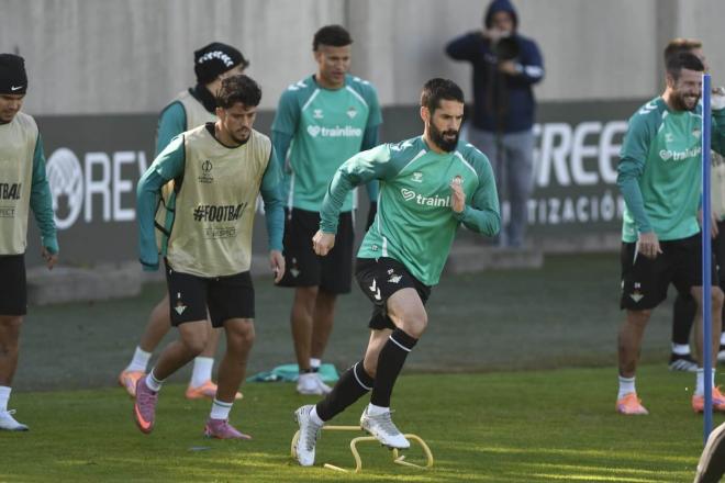 Imagen del entrenamiento de este miércoles (Foto: Kiko Hurtado)