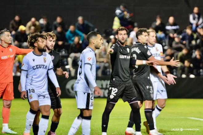 Anuar, en el Ceuta - Almería.