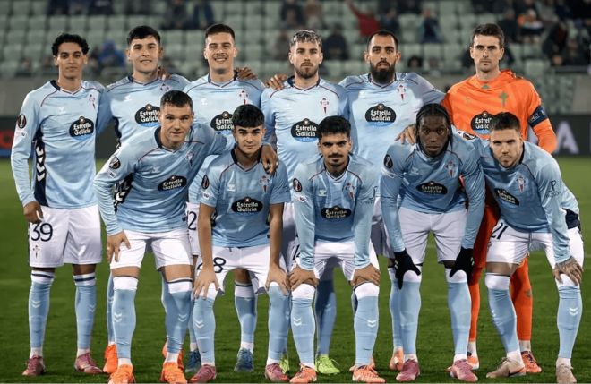 Once titular del Celta ante el Ludogorets (Foto: EFE).