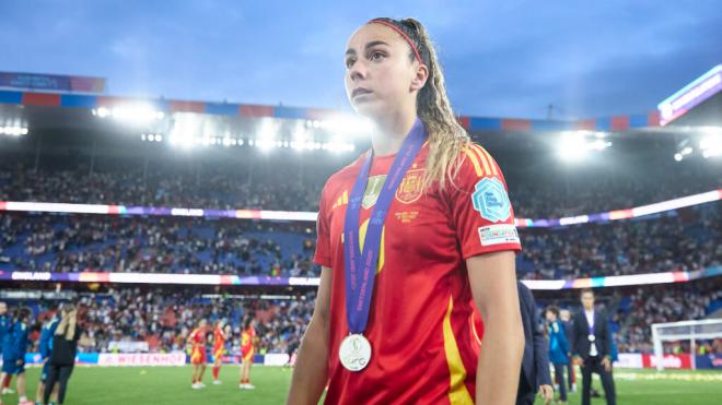 Athenea del Castillo en la final de la Eurocopa (Europa Press)