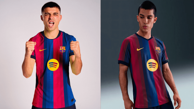 La nueva camiseta del FC Barcelona 2026/2027 (Imagen: Footy Headlines).