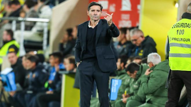 Marcelino entrenando al Villarreal (Europa Press)