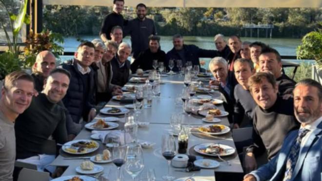 Imagen del almuerzo de este jueves (Foto: @victorsalasbanos).