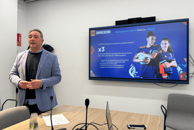 Salva Gomar presenta el viaje a la final de la Nations League Femenina