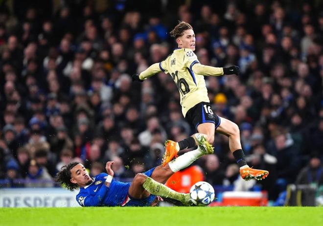 Fermín López en el Chelsea - Barça (Foto: Europa Press)