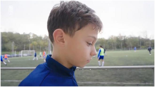 Samu, canterano del Oviedo. (@Cantera1926)