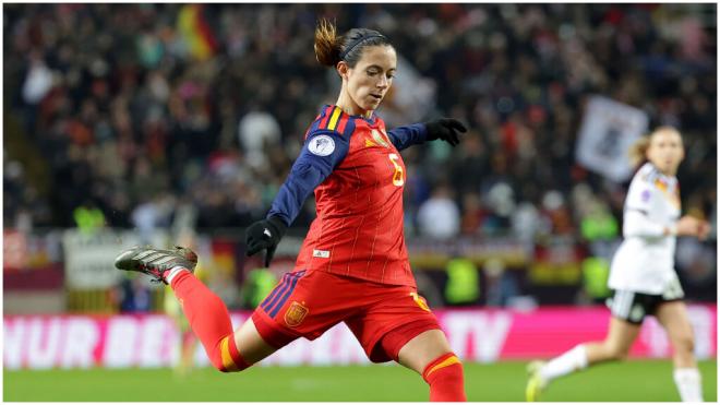 Aitana Bonmatí, durante el Alemania - España. (EFE)