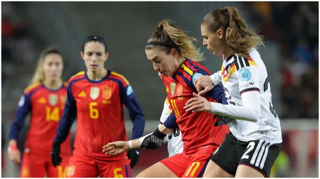 Imágenes del Alemania - España. (EFE)