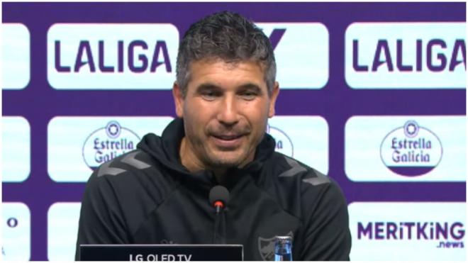 Funes, en rueda de prensa. (LaLiga Hypermotion)