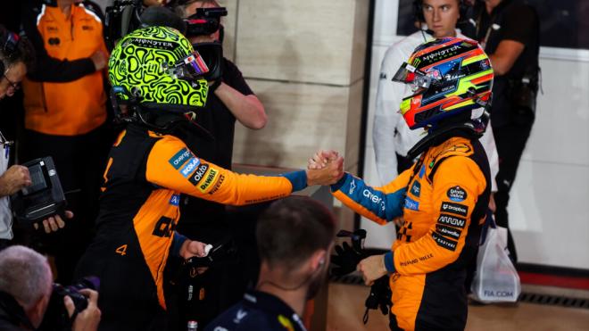 Lando Norris y Oscar Piastri, en Qatar (Foto: Europa Press).