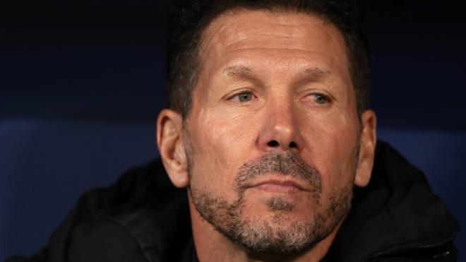 Simeone, técnico del Atlético (Cordon Press)