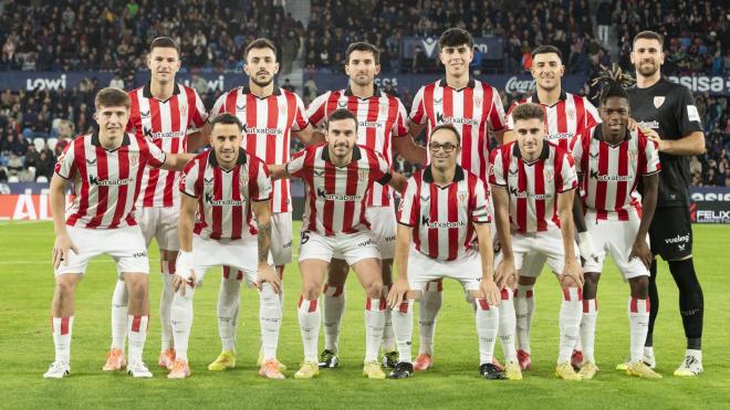 Este es el once que sacaba Ernesto Valverde frente al Levante (Foto: Athletic Club).