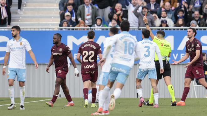 Duk, expulsado en el Real Zaragoza - Leganés (Foto: LALIGA).