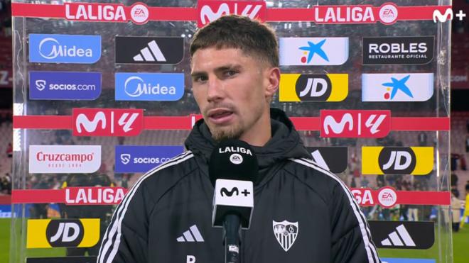 Carmona, tras el derbi (Movistar+)