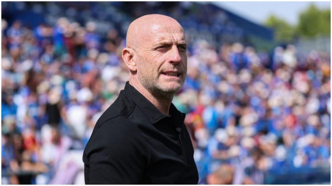 Julián Calero, en un partido del Levante. (Europa Press)