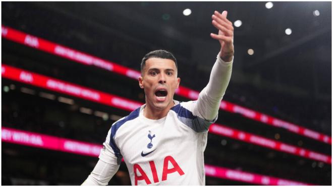 Pedro Porro, con el Tottenham. (Cordon Press)
