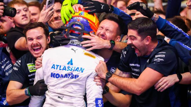 Carlos Sainz, en Qatar (Foto: Williams Racing).