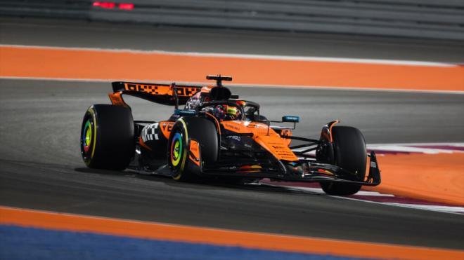 Oscar Piastri, con McLaren, en Qatar (Foto: Europa Press).