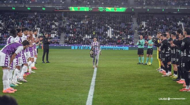 La boxeadora Isa Rivero, homenajeada en el José Zorrilla.
