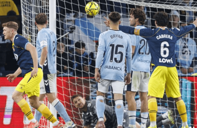 Gol de Kike García en el Celta-Espanyol (Foto: LaLiga).