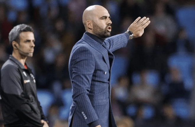 Claudio Giráldez en Balaídos (Foto: LaLiga).