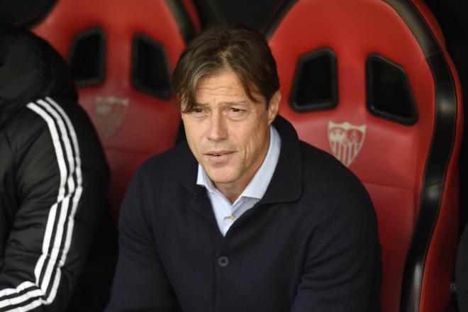 Matías Almeyda, en el Sevilla-Betis (Foto: Kiko Hurtado).