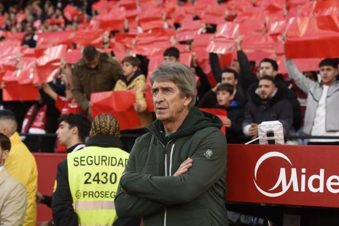 Manuel Pellegrini, en el Sevilla-Betis (Foto: Kiko Hurtado).