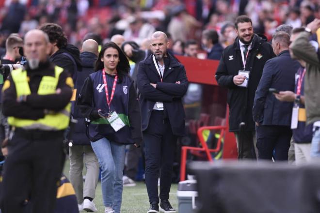 Manu Fajardo, en el Sánchez-Pizjuán (Foto: Kiko Hurtado).