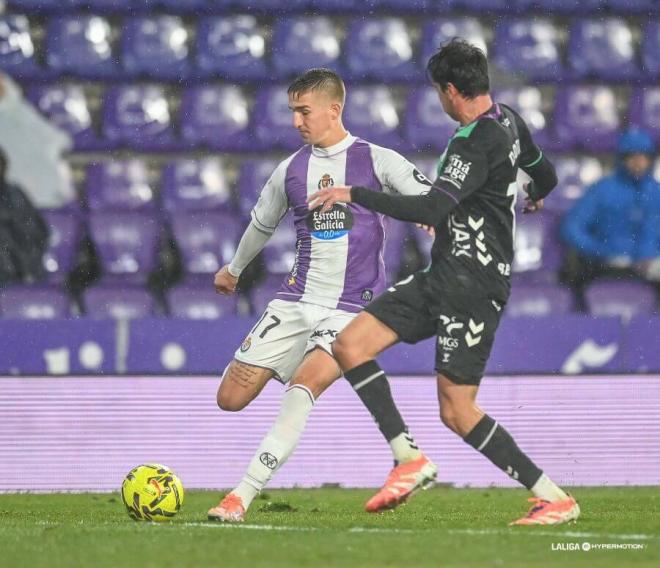 Stipe Biuk, ante el Málaga.