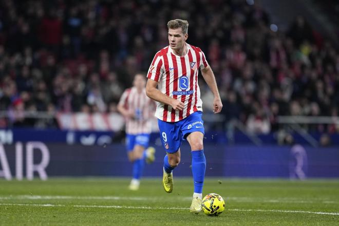Sorloth, en un partido del Atlético (FOTO: Europa Press).
