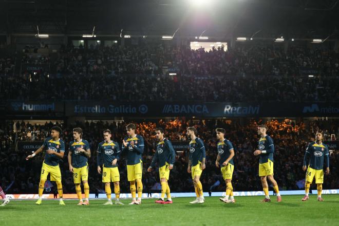 El once titular perico en Balaídos. (Foto: RCD Espanyol)