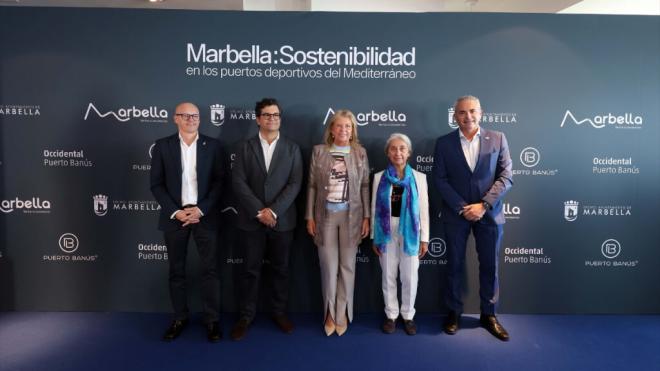 La alcaldesa de Marbella, Ángeles Muñoz, en la jornada 'Sostenibilidad en los puertos deportivos del Mediterráneo'. (Foto: Ayuntamiento de Marbella / Europa Press)