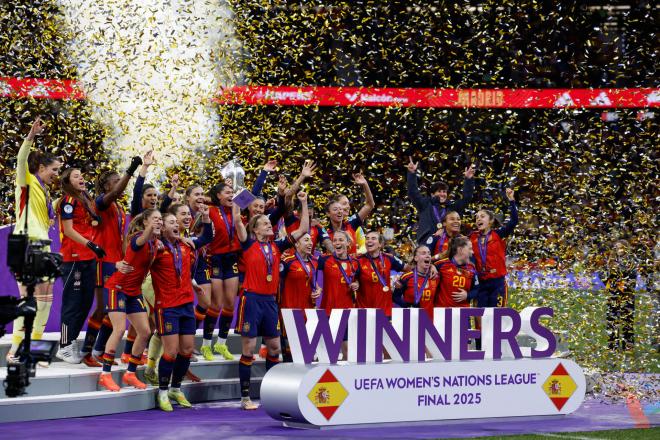 España se proclama campeona de la Nations League en el Metropolitano (FOTO: EFE).