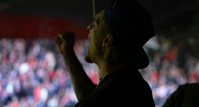 Antony, en el derbi del Sánchez-Pizjuán que no pudo jugar.