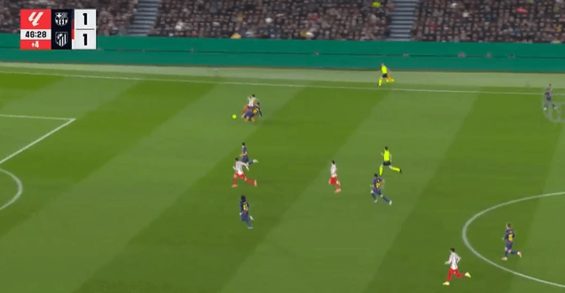 Polémica en el Barcelona-Atlético.