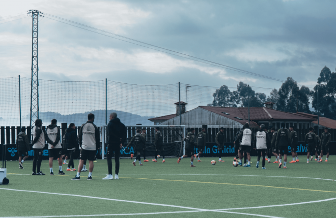 Celebración del gol de Óscar Marcos (Foto: Celta).
