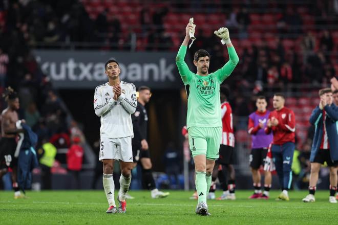 Thibaut Courtois en San Mamés (Foto: Europa Press)