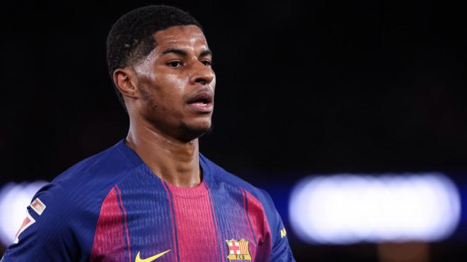 Marcus Rashford con el FC Barcelona (Europa Press)