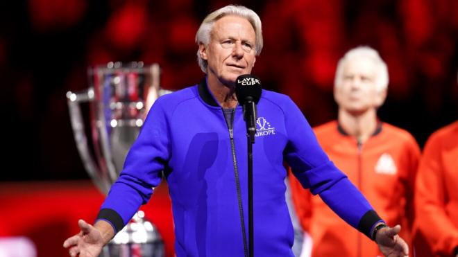 Björn Borg en la Laver Cup (Europa Press)