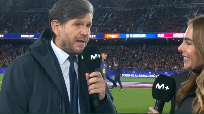 Mateu Alemany ha respondido a los rumores del interés del Barcelona por Julián Álvarez (captura