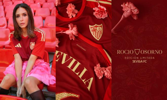 Rocío Osorno y su camiseta sevillista. (Foto: Sevilla FC)