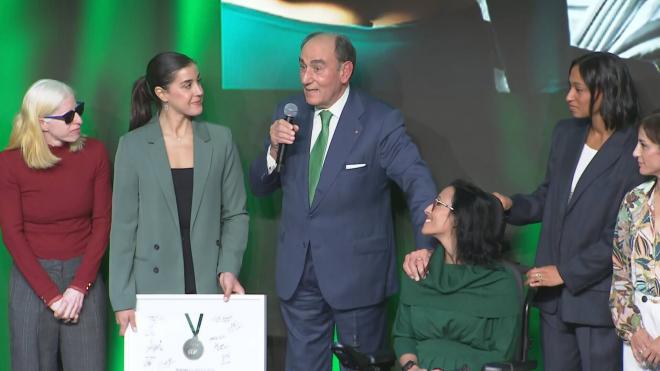 Ignacio Sánchez Galán en los Premios Supera de Iberdrola