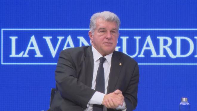 Joan Laporta en un acto (ElDesmarque)